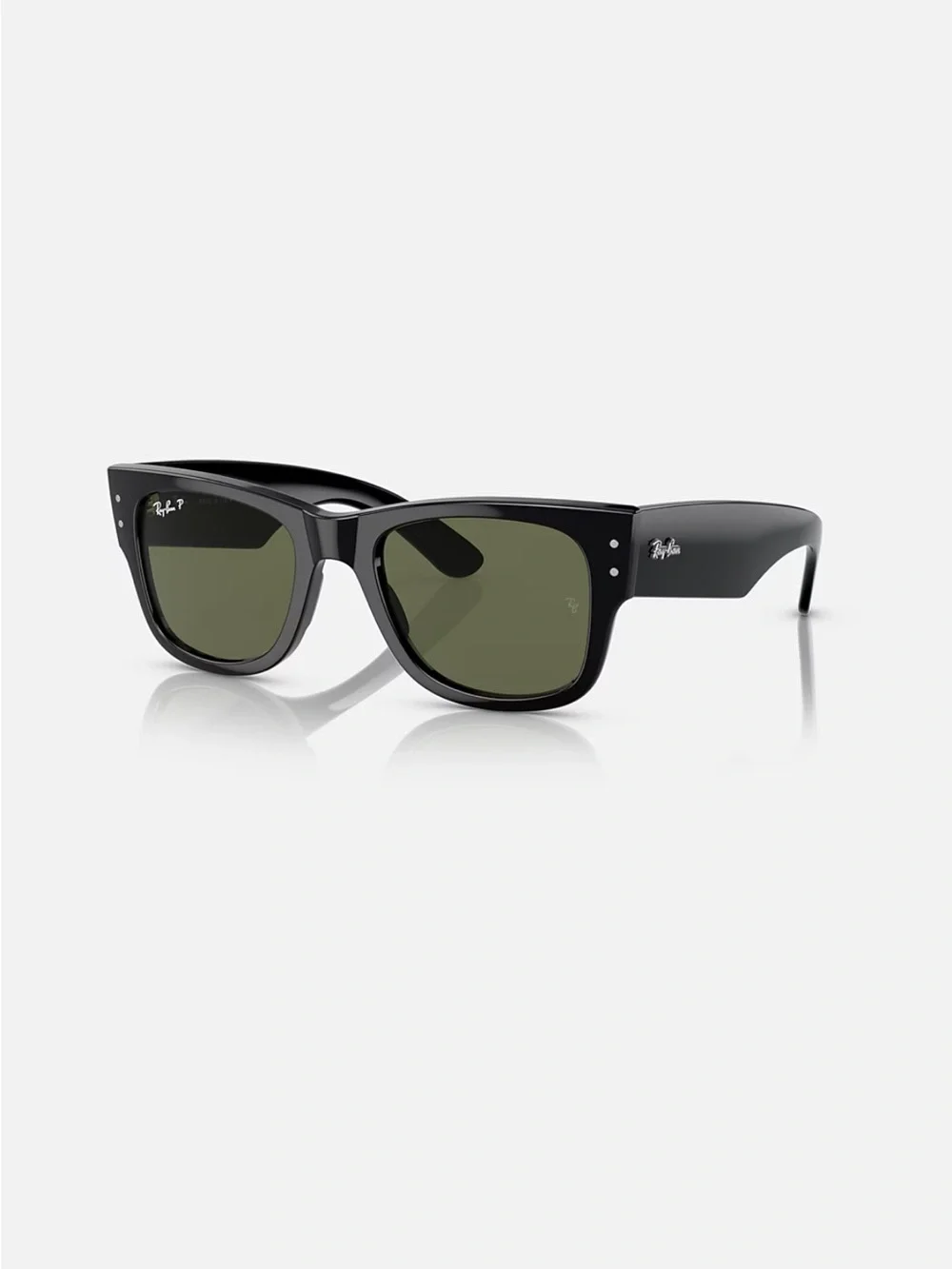 Ray-Ban Black Mega Wayfarer Polarized Sunglasses